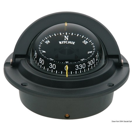Compas encastrement RITCHIE Voyager 3" noir/noir | EAN 10342149480 Ref 25.082.01