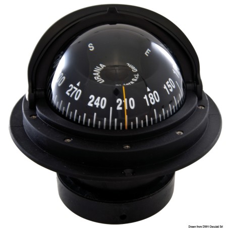 Compas encastrer + dôme de protection télescopique RIVIERA 4''| EAN 8033137114823 Ref 25.028.17