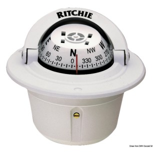 Compas encastr. RITCHIE Explorer 2"3/4 blanc/blanc | EAN 10342160997 Ref 25.081.02