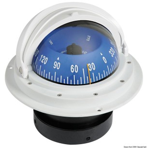 Compas encastrer + dôme de protection télescopique RIVIERA 4''| EAN 8033137114847 Ref 25.028.21