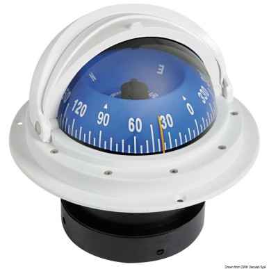 Compas encastrer + dôme de protection télescopique RIVIERA 4''| EAN 8033137114847 Ref 25.028.21