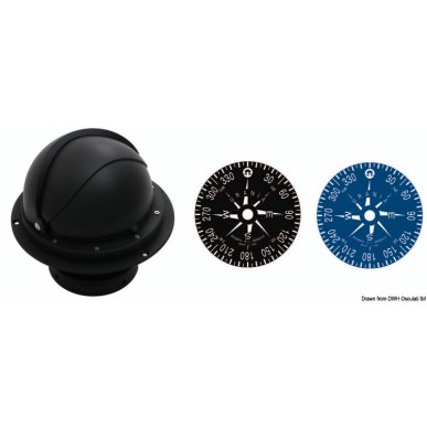 Compas encastrer + dôme de protection télescopique RIVIERA 4''| EAN 8033137114793 Ref 25.028.10