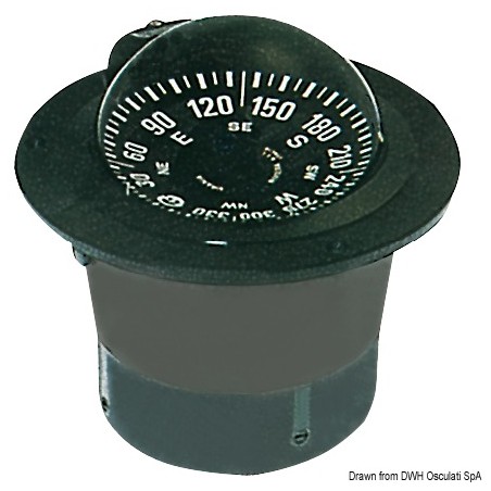 Compas 4" RIVIERA BU1/AV encastrer | EAN 8033137114786 Ref 25.028.00