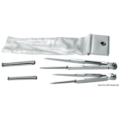 Compas laiton chromé 140 mm | EAN 8033137115264 Ref 26.142.60