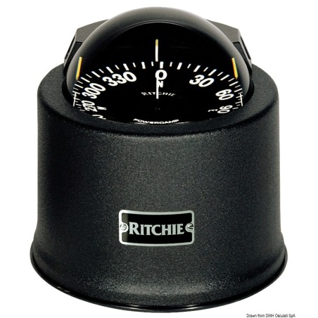 Compas habitacle RITCHIE Globemaster 5" noir/noir | EAN 8033137115189 Ref 25.085.11