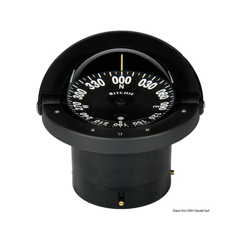 
Compas encastr.t RITCHIE Wheelmark 4"1/2 noir/noir 
