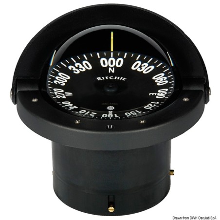 Compas encastr.t RITCHIE Wheelmark 4"1/2 noir/noir | EAN 10342150028 Ref 25.084.41