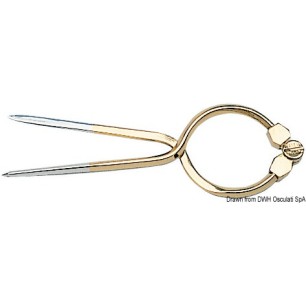 Compas diviseur laiton poli miroir 177 mm | EAN 8033137003837 Ref 26.141.62