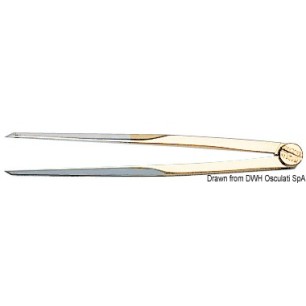 Compas diviseur laiton poli miroir court 145 mm | EAN 8033137003813 Ref 26.141.60