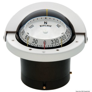 Compas lect.comb. RITCHIE Navigator4"1/2 blanc/bla | EAN 8033137115172 Ref 25.084.32