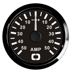 Ampèremètre + shunt 50 A noir/noir | EAN 8033137040634 Ref 27.320.23