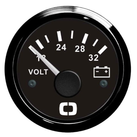 Voltmètre 18/32 V noir/noir | EAN 8033137040603 Ref 27.320.15