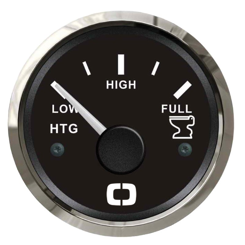 
Indicateur des eaux usées 10/180 ohm noir/polie 
