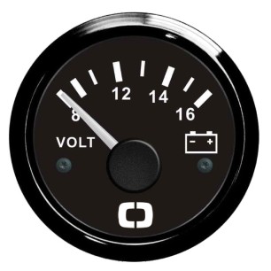 Voltmètre 8/16 V noir/noir | EAN 8033137040597 Ref 27.320.14