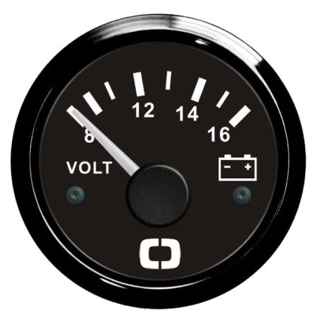 Voltmètre 8/16 V noir/noir | EAN 8033137040597 Ref 27.320.14