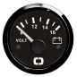 
Voltmètre 8/16 V noir/noir 
