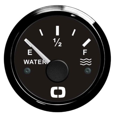 Jauge d'eau 240/33 ohm noir/noir | EAN 8033137040535 Ref 27.320.03