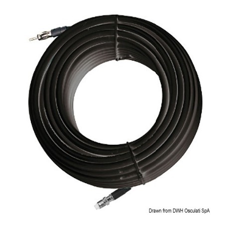 Câble RG62 antennes AM/FM Glomeasy Line 18 m | EAN 8033137118975 Ref 29.799.18