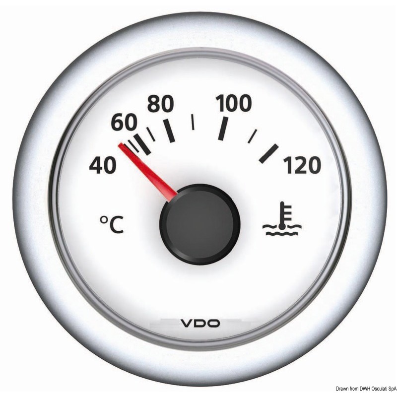 
Thermomètre eau blanc 

