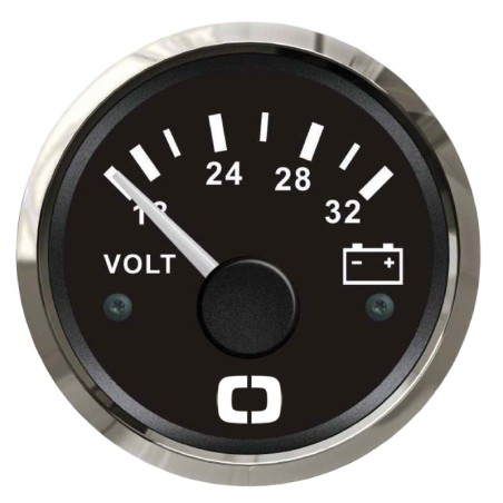 Voltmètre 18/32 V noir/polie | EAN 8033137040764 Ref 27.321.15