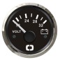 
Voltmètre 18/32 V noir/polie 
