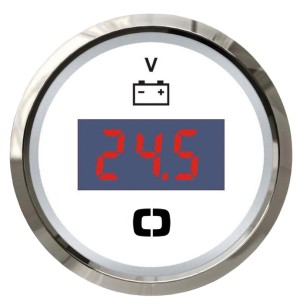 Voltmètre numérique 8/32 V blanc/polie | EAN 8033137040993 Ref 27.322.40