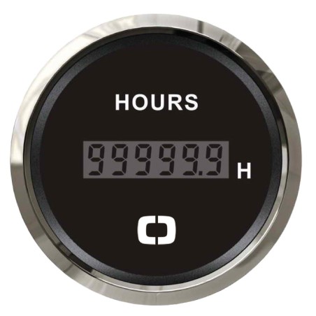 Compte-heures numérique noir/polie | EAN 8033137040825 Ref 27.321.36