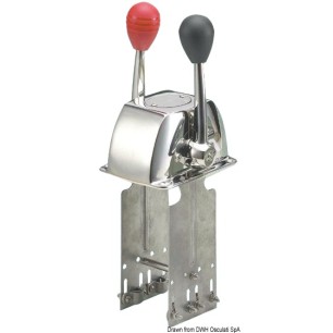 Boîtier de commande bi-levier AISI316 | EAN 8033137006364 Ref 45.340.02