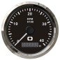 
Compte-tours 0-4000 tpm noir/polie 
