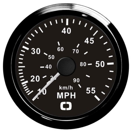 Indicateur de vitesse Pitot 0-55 MPH noir/noir | EAN 8033137041051 Ref 27.325.09