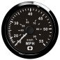 
Indicateur de vitesse Pitot 0-55 MPH noir/noir 
