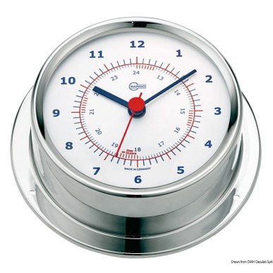 Horloge Barigo Sky inox poli/blanc | EAN 8033137117404 Ref 28.687.01