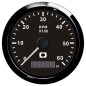 
Compte-tours 0-6000 tpm noir/noir 
