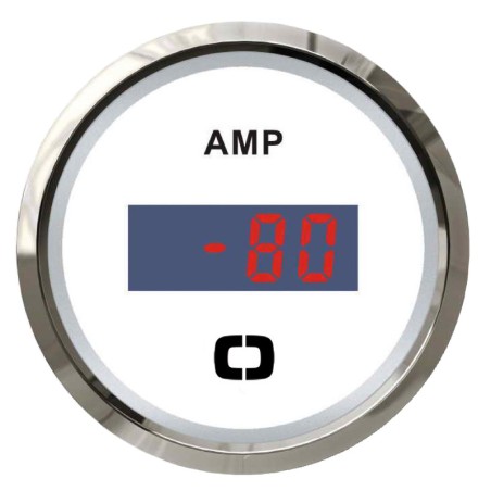 Ampèremètre numérique blanc/polie | EAN 8033137041006 Ref 27.322.44