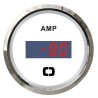 
Ampèremètre numérique blanc/polie 
