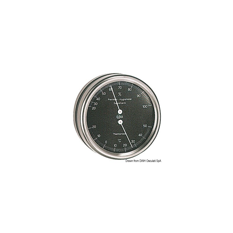 Thermo/Hygromètre Barigo Orion cadran noir
Thermo/Hygromètre Barigo Orion cadran noir