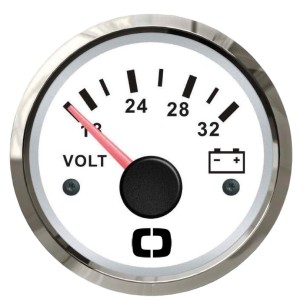 Voltmètre 18/32 V blanc/polie | EAN 8033137040924 Ref 27.322.15