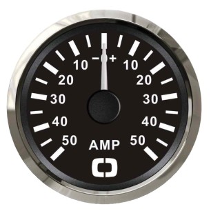 Ampèremètre + shunt 50 A noir/polie | EAN 8033137040795 Ref 27.321.23