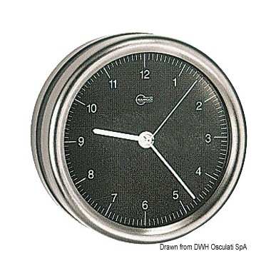 Horloge au quartz Barigo Orion cadran noir | EAN 8033137117046 Ref 28.082.70