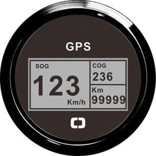 Indicateur vitesse compas totalisat GPS noir/noir | EAN 8033137035654 Ref 27.781.02