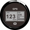 
Indicateur vitesse compas totalisat GPS noir/noir 

