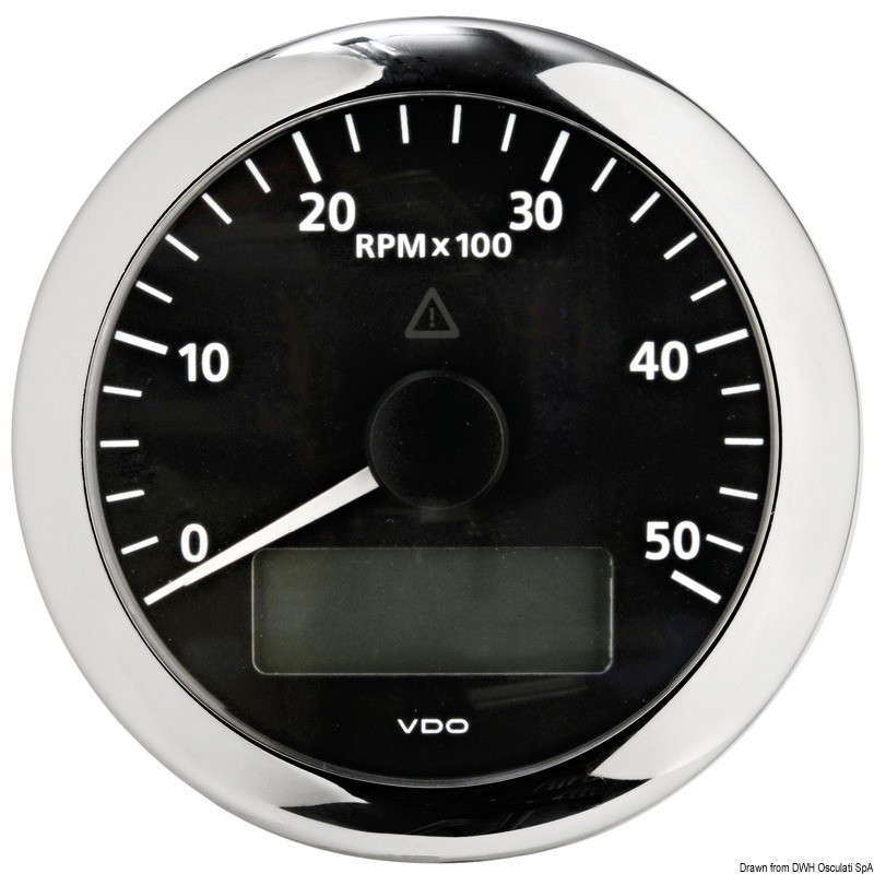 
Compte-tours 5000 tpm noir 
