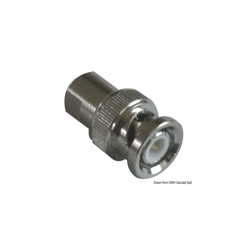 
Glomex FME male / BNC male RA355 adaptor 
