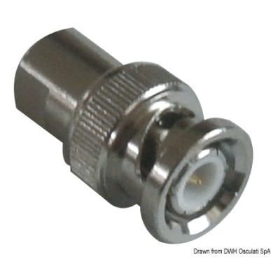 Glomex FME male / BNC male RA355 adaptor | EAN 8051566303144 Ref 29.990.27