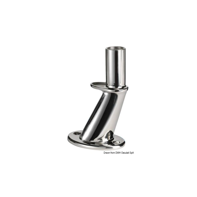 
Glomex antenna base AISI316 polished 126 mm 
