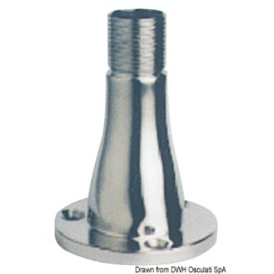 Glomex antenna base AISI316 polished 150 mm | EAN 8051566300341 Ref 29.927.00