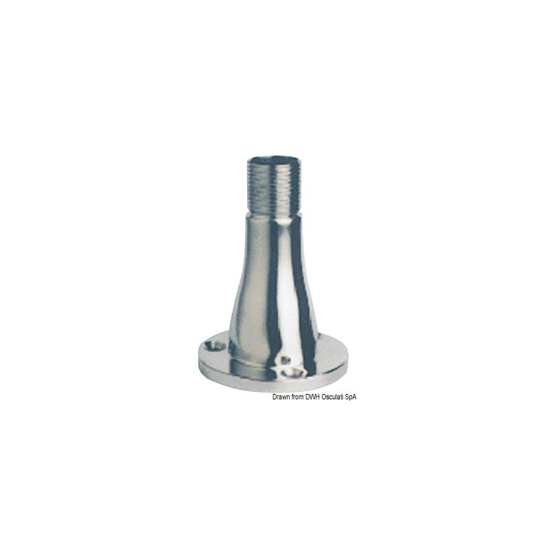 
Glomex antenna base AISI316 polished 150 mm 
