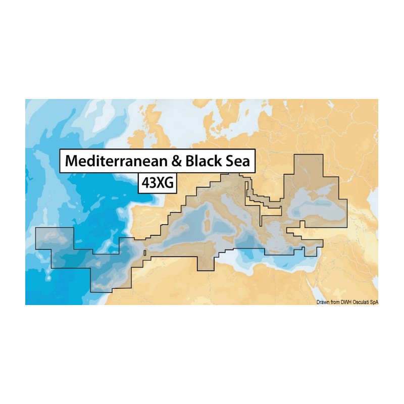 
Navionics XL9-43XG nautical chart 
