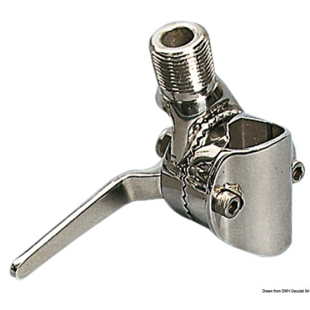 Swivelling antenna base AISI316 28/38 mm | EAN 8033137119187 Ref 29.930.21