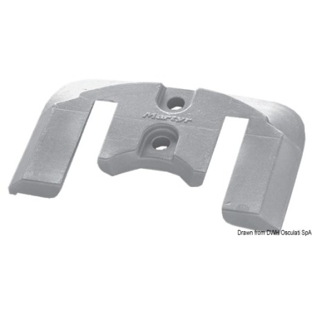 Plaque anode zinc Bravo | EAN 8033137138935 Ref 43.435.20
